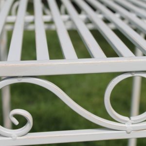 Metal Table Antique White Finish (Large Size)