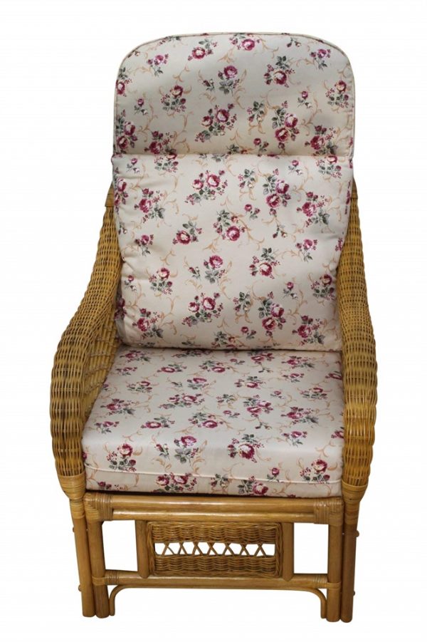 Portofino Cane Furniture -Single Chair - 'Rose'