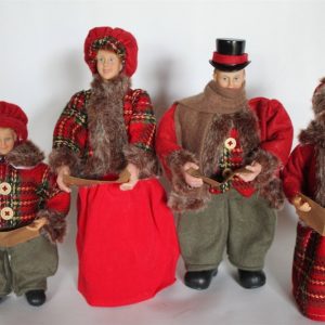 Victorian Christmas Family Choir Figures- 30cms Tall