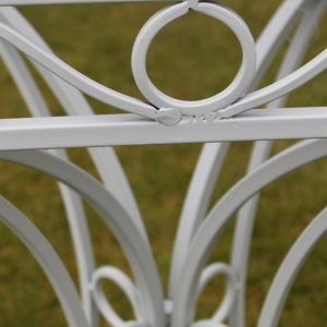 Versailles Metal side Table/Plant Stand Sage Green Finish