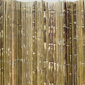 Bamboo Fencing Roll 1.2m Tall x 3.8m Long, Natural Garden Screening Panel on Galvanised Wire, Easy Fix to Fences and Trellis for Privacy gallery 1