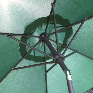2.1M Wide Parasol With Tilt and Crank-Green
