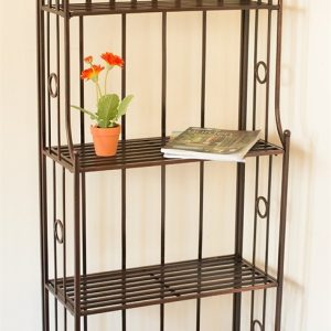Versailles folding Metal 4 Tier Rack / shelving