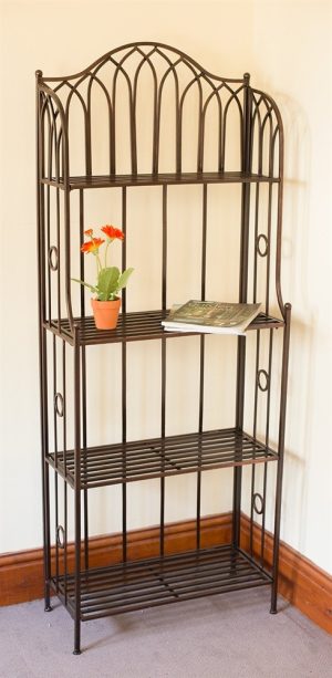Versailles folding Metal 4 Tier Rack / shelving