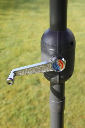 2.1M Wide Parasol With Tilt and Crank-Purple