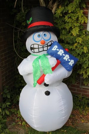Inflatable Chattering Snowman 1.8M