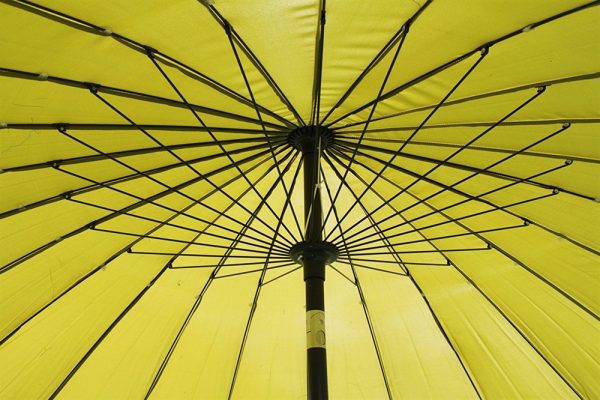 2.7M Wide Shanghai Parasol in Lime Green