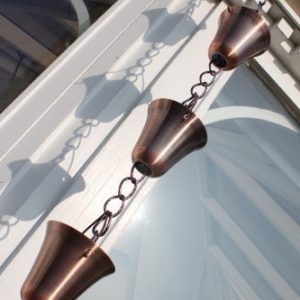 Metal Bell Rain Chain 1.8m