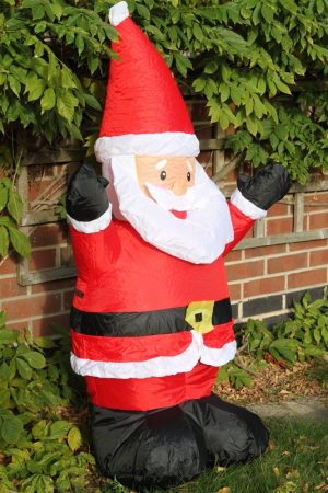 Inflatable Santa - With LED Light-1.2M Tall