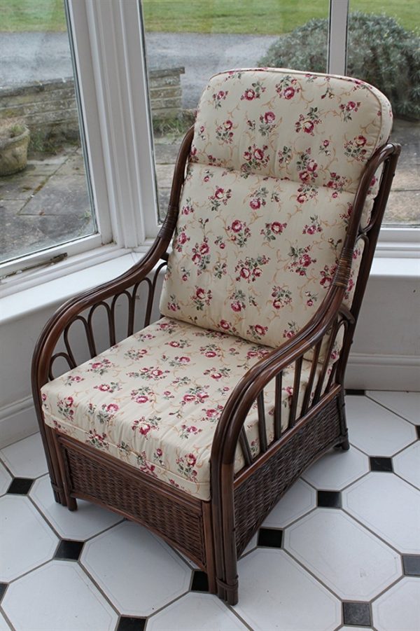 Verona Cane Furniture -Single Chair - Rose design
