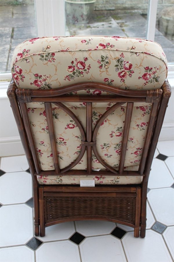 Verona Cane Furniture -Single Chair - Rose design