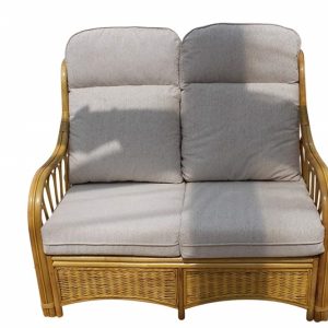 Sorrento Cane Furniture -2 Seater Sofa - Cream