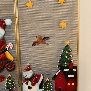 Santa, Reindeer & Snowman Fire Guard