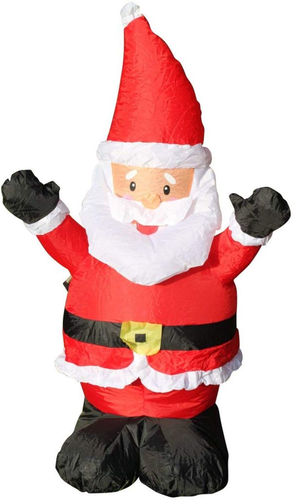 Inflatable Santa With LED Light1.2M Tall Garden Market Place