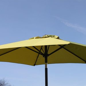 2.1M Wide Parasol With Tilt & Crank-Lime Green