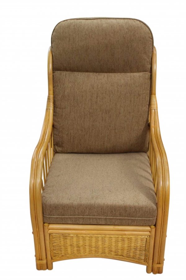 Sorrento Cane Furniture -Single Chair - Coffee