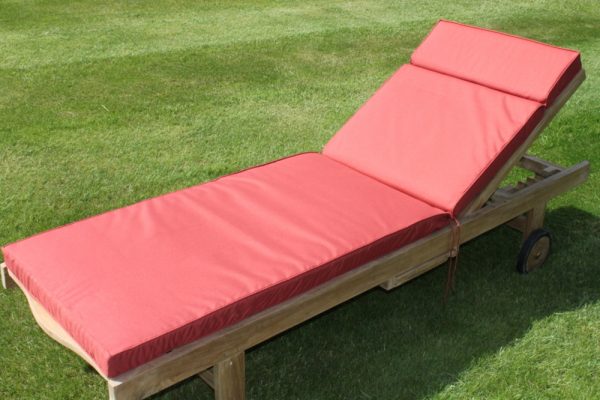 Cushion for Garden Lounger Chair - Available in 6 colours