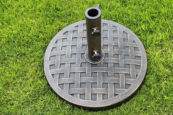 Resin Parasol Base 14KGS - Antique Bronze Colour