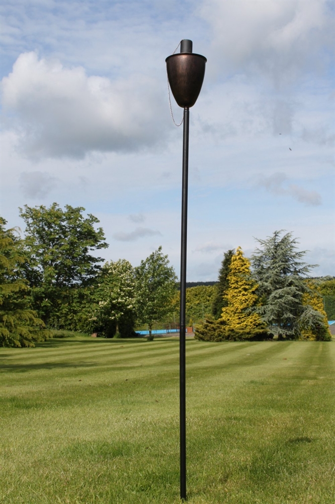 Copper Garden Torch Approx 145cms Tall Garden Market Place