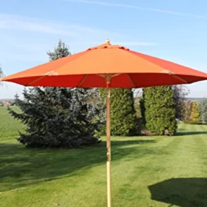 3.5m Premium Hardwood Garden Parasol Umbrella