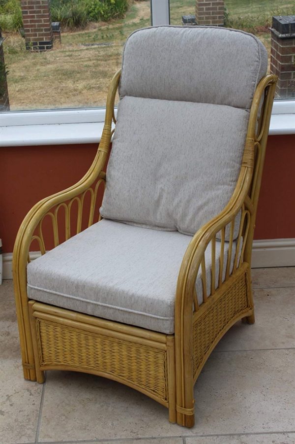 Sorrento Cane Furniture- 2 Chairs & Side Table- Cream