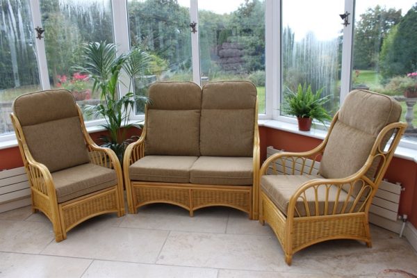 Sorrento 3 Piece Suite-2 Chairs & Sofa- Coffee Fabric