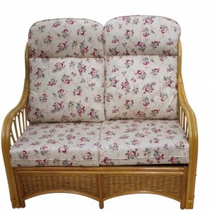Sorrento Cane Furniture -2 Seater Sofa - Rose