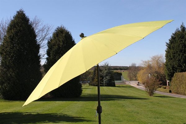 2.7M Wide Shanghai Parasol in Lime Green