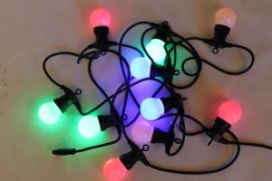 10 Multi Coloured LED Light Festoon Sets- For Outdoor or Indoor Use