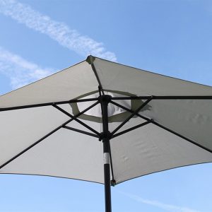 2.1M Wide Parasol With Tilt and Crank-Grey