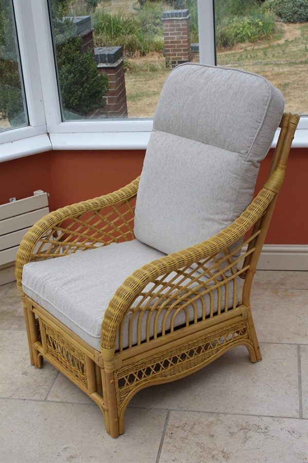 Portofino Cane Furniture - 2 Chairs and a Sofa- Cream