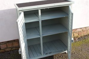 Wooden Tool Shed Blue/Green-WS95-SageGreen