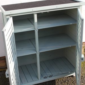 Wooden Tool Shed Blue/Green-WS95-SageGreen