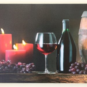 Barrel, Wine and Candles print LED HD1290