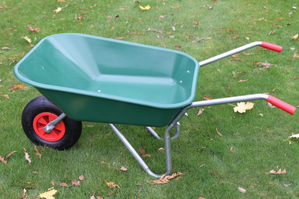 Garden Wheel Barrow with 65 litre Polypropylene Tray Garden Market Place