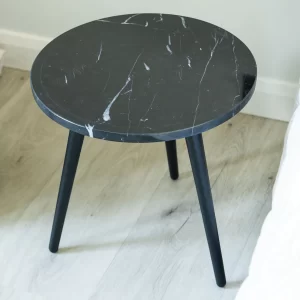 Black Marble Top Coffee Table