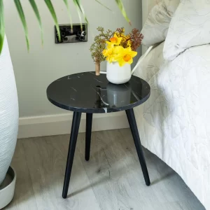 Black Marble Top Coffee Table gallery 1