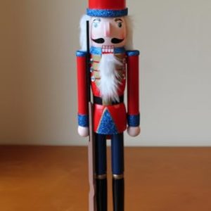 Large Christmas Nutcracker Figure, 50cm Tall Traditional Design in Red Coat and Red Hat, Indoor Festive Decoration Focal Point, 3 Matching Styles Available gallery 1