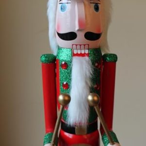Large Christmas Nutcracker Figure, 70cm Tall Traditional Design in Red Coat with Black Hat, Indoor Festive Decoration Focal Point, Matching Style Available gallery 1