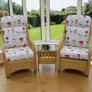 Sorrento Duo Bistro Set with 2 Chairs and Side Table