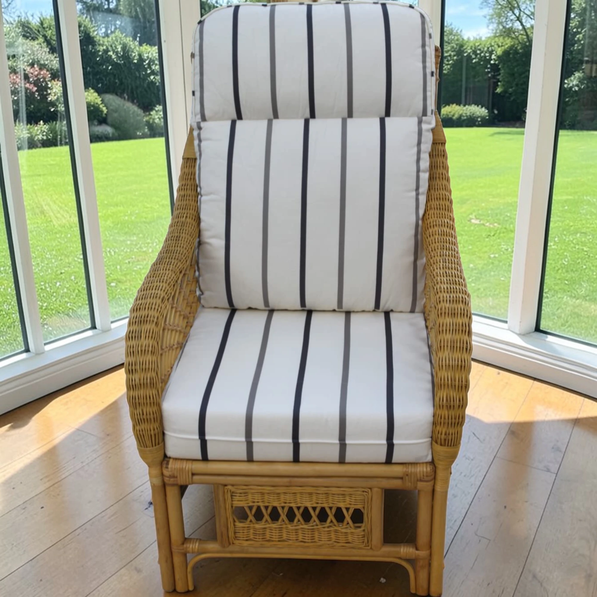 Portofino Cane Single Chair