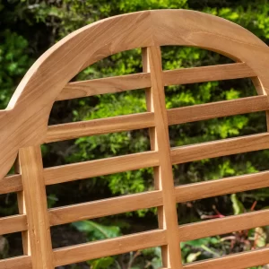 Solid Teak Lutyens Style 2 Seater Garden Bench gallery 1