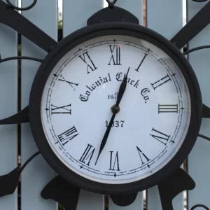 Butterfly Design Decorative Garden Clock gallery 1